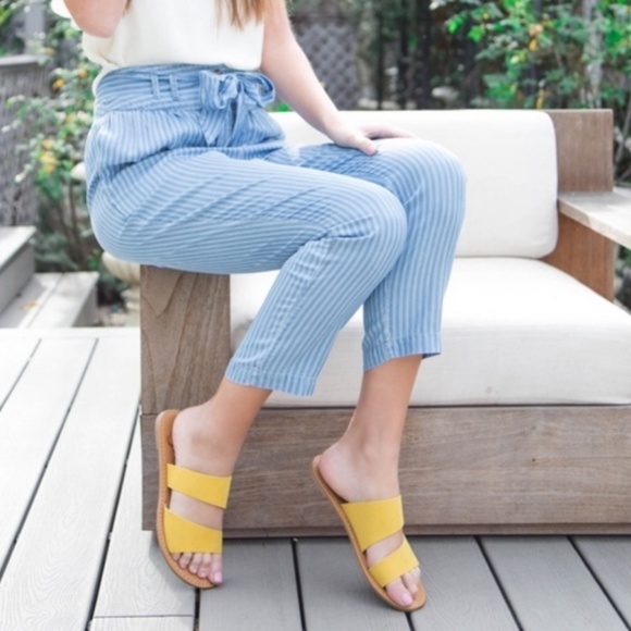 Fun Easy Breezy Vegan Summer Flat Slides - Picture 7 of 8